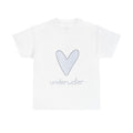 Hand Drawn Blue Heart Oversized Tee